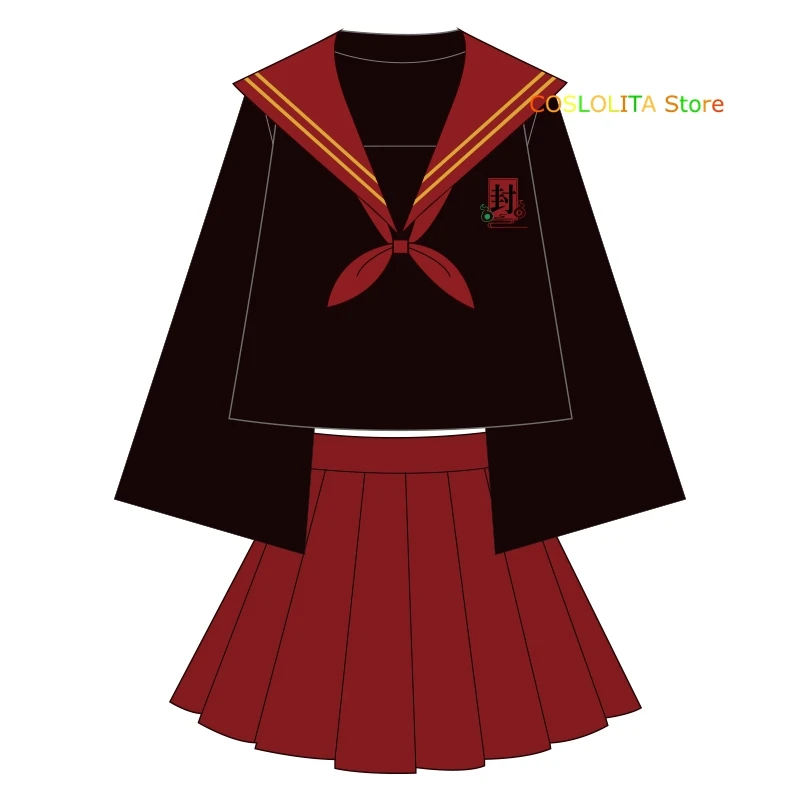 

Anime Toilet-Bound Hanako-kun School JK Uniforms Women Nene Yashiro Sailor Collar Blouse Suit Cosplay Lolita Pleated Skirt Suit