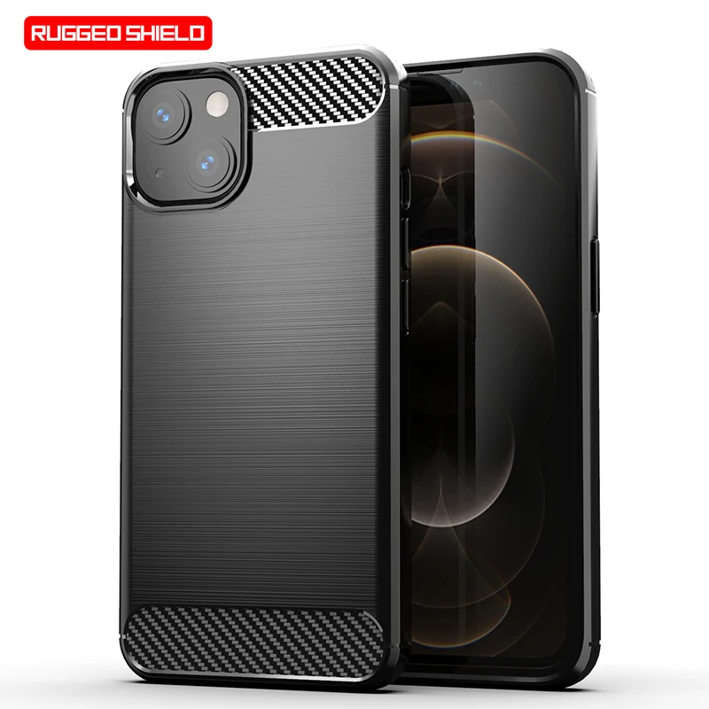 

For Cover iPhone 13 Mini Case For iPhone 13 Pro Max Cover TPU Carbon Fiber Case For iPhone 7 8 Plus 11 12 13 Pro Max Mini Fundas