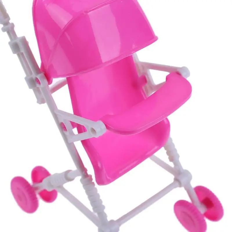 1 шт. пластиковые аксессуары для кукол миниатюрная кукла-коляска тележка детской