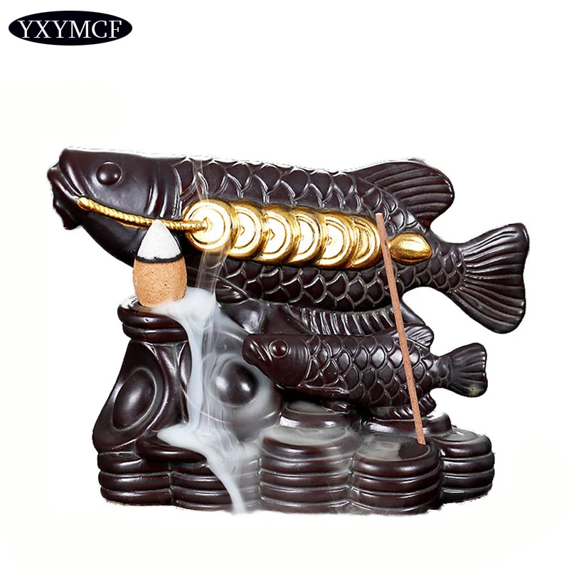 Горелка для благовоний Arowana Ingots керамическая конусная кадильница двойная печь