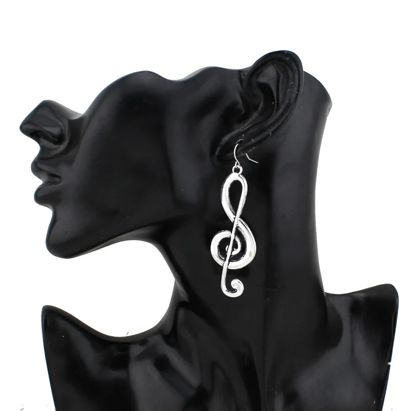 2019 модные ювелирные изделия винтажный кулон в виде музыкальных нот короткое