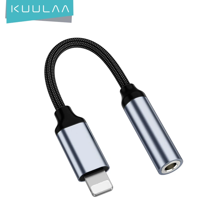 Адаптер для наушников KUULAA переходник iPhone 11 Pro 8 7 Aux 3 5 мм аксессуары ios|Переходники