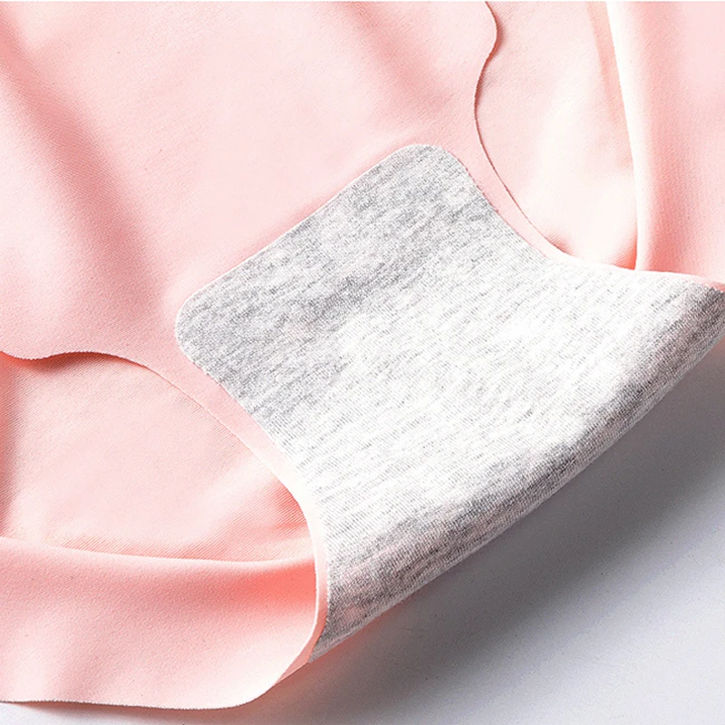 2 шт. сексуальные трусики для Для женщин комфорт нижнее бельё девочек Ice Silk трусы