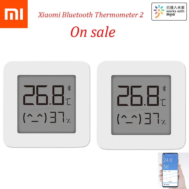 2020 в наличии XIAOMI Mijia Bluetooth термометр 2 беспроводной умный электрический цифровой