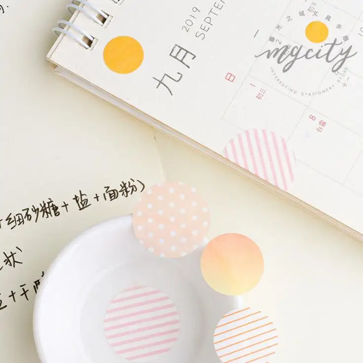 2020 в разноцветный горошек Скрапбукинг Washi ленты декоративные Маскировочные