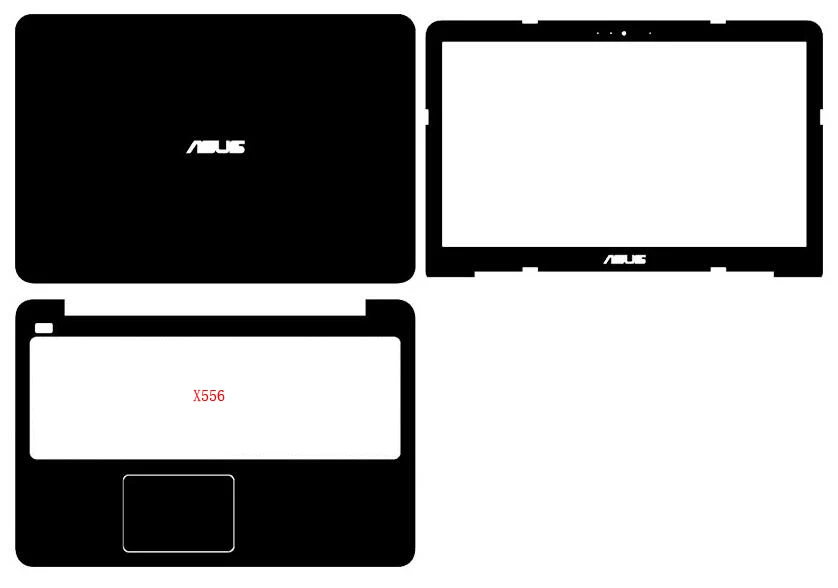 Углеродная Защитная Наклейка для ASUS X556 A556 K556 F556 R558 X512 X512F X541S X541 F541 F541S X540 X540L X505 A505