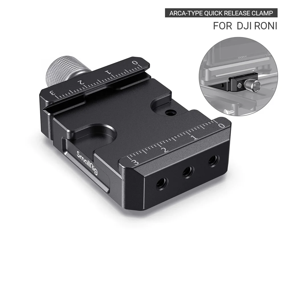 Быстроразъемный зажим SmallRig Arca-Type Ronin SC для DJI S / и ZHIYUN Crane Series Weebill Gimbals 2506 |