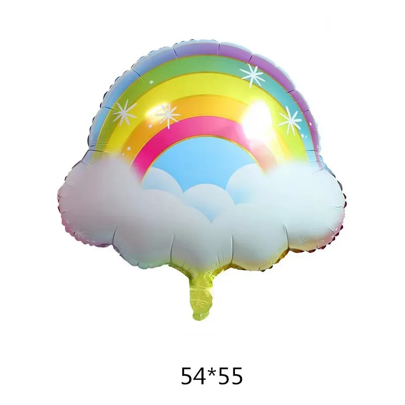 Воздушный шар из алюминиевой пленки в виде облака и радуги | Дом сад