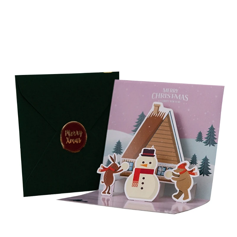 

Набор из 6 поздравительных открыток с надписью "Merry Christmas"