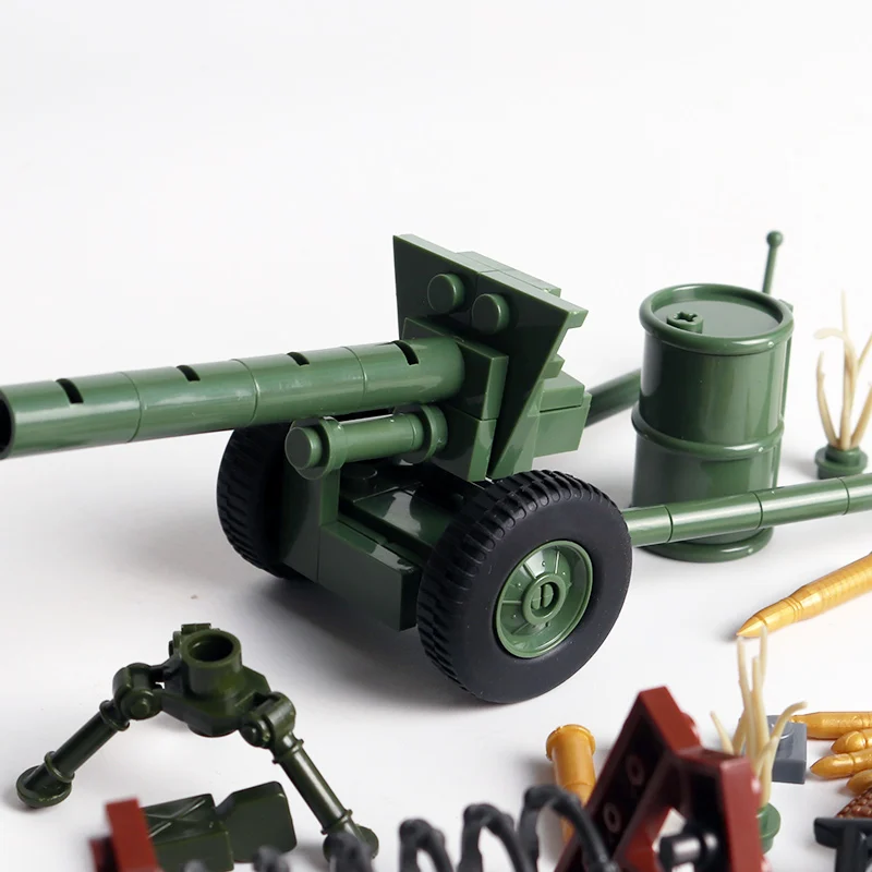 Oenux, новинка, 6 шт., WW2, мини, США, армейский солдат, фигурка, военный строительный блок, набор, WW2, военная модель оружия, MOC, кирпичная игрушка для детей