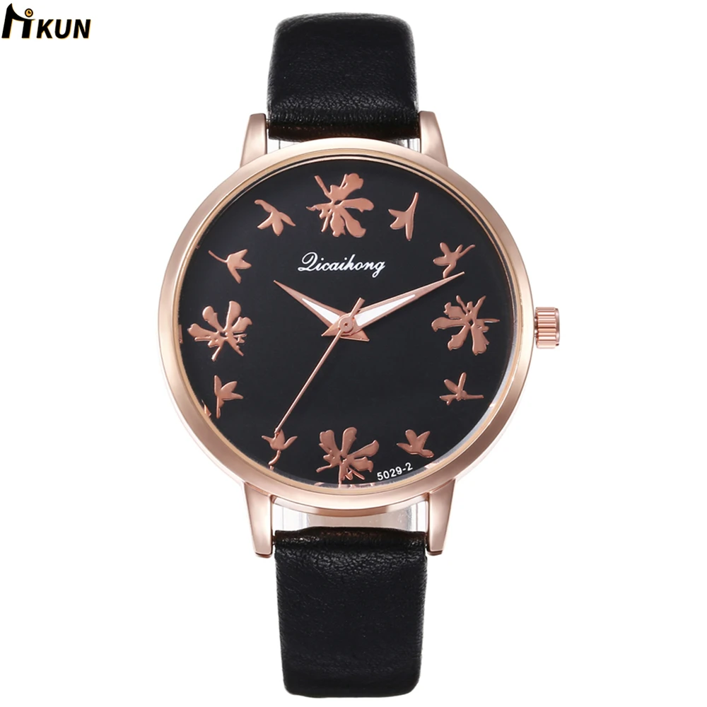 Роскошные женские модные изысканные римские часы Ретро элегантные дамские