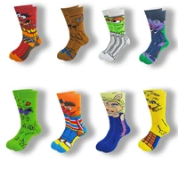 autumn and winter mens socks cartoon movie characters funny novel street style high quality comfortable crew middle tube socks