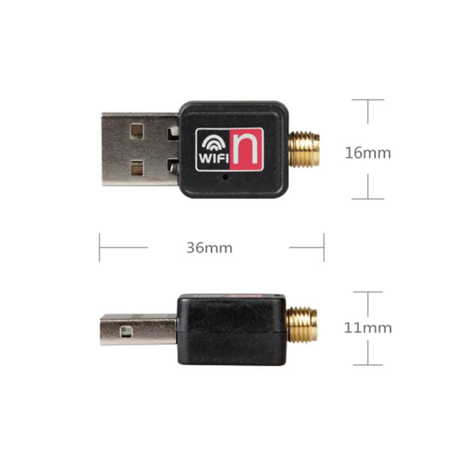 Creacube USB MT7601 WiFi беспроводная сетевая карта 150 м 802.11n LAN адаптер с поворотная антенна
