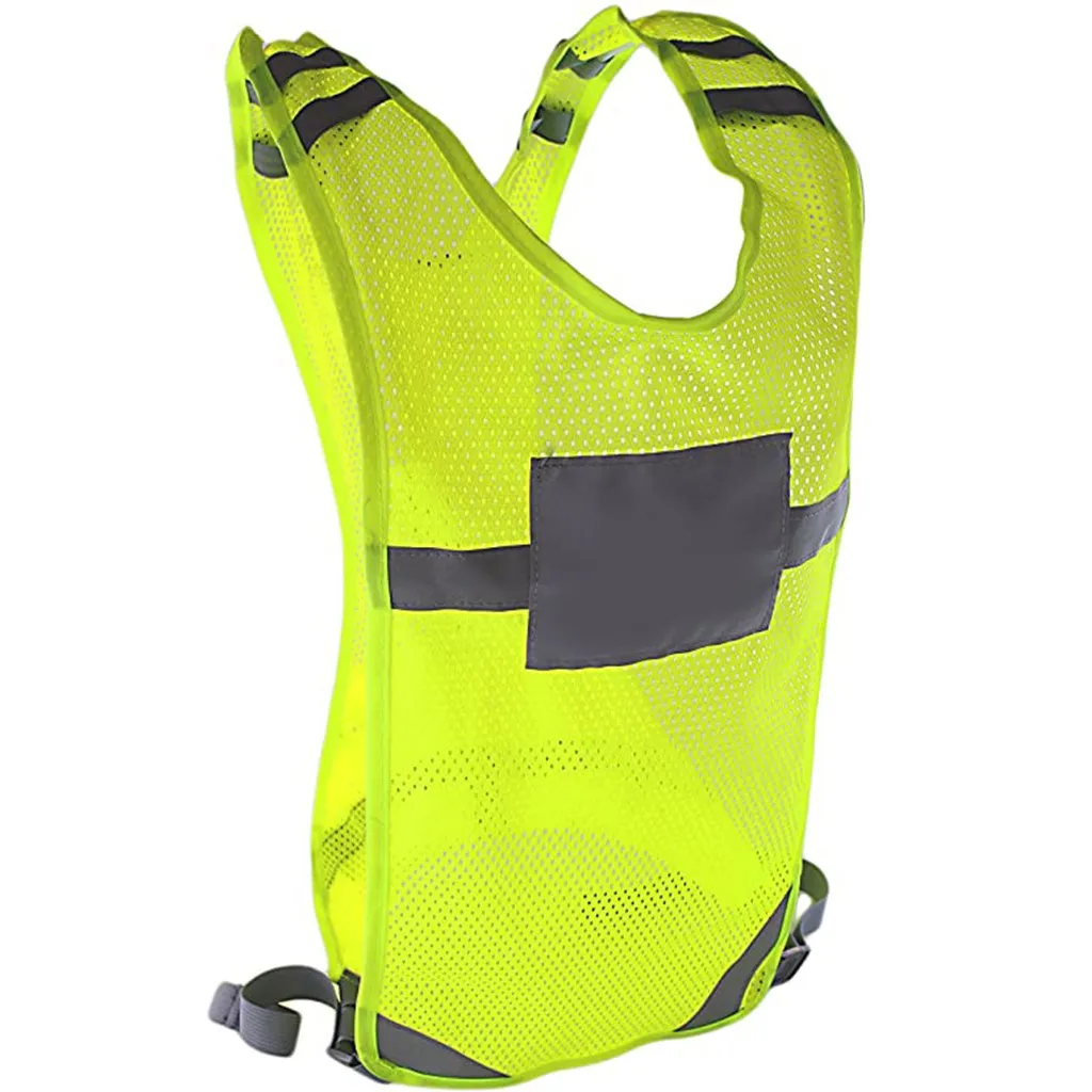 Наружный светоотражающий жилет для велоспорта спортивный Карманный Ночной бег