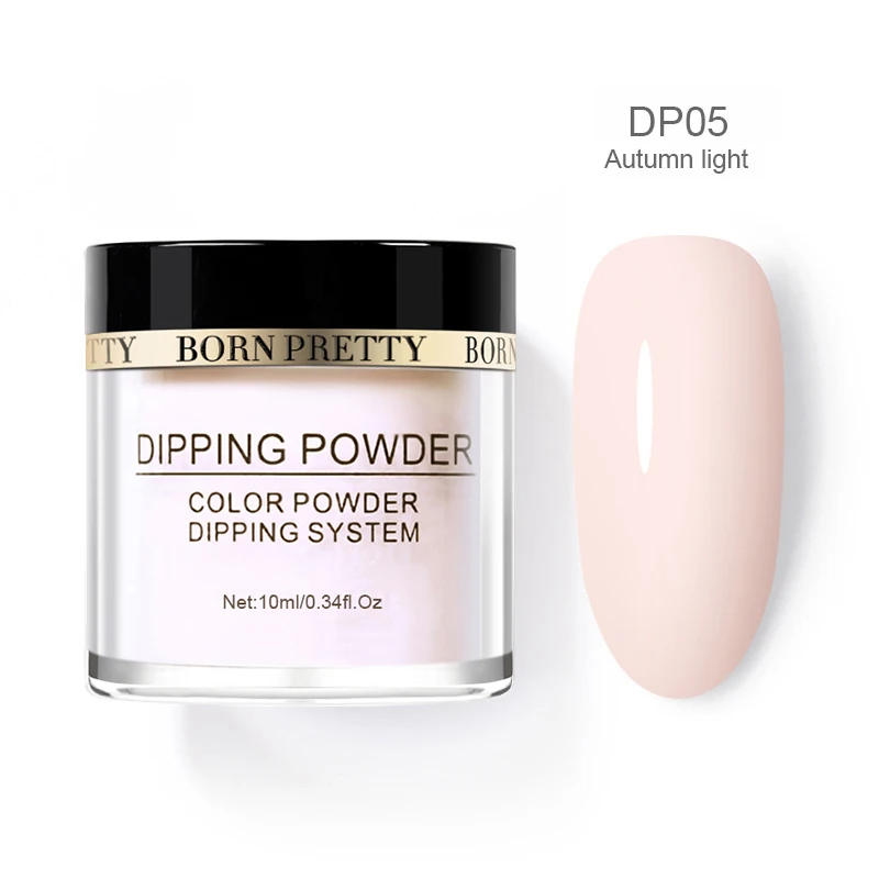 BP-DP05 BORN PRETTY окунутые порошки для ногтей градиентный французский лак Натуральный Цвет голографический блеск без лампы для лечения ногтей украшения - Цвет: BP-DP05