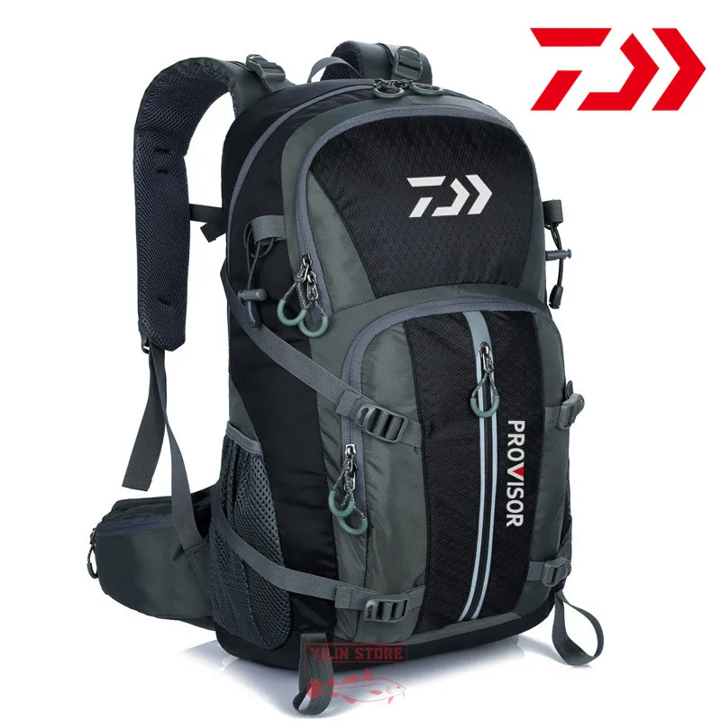 

Daiwa Men Women Shoulder Fishing Bags Waterproof Multi Function Backpacks Fishing Gear Kit Fishing Bags Outdoor Hiking Backpack