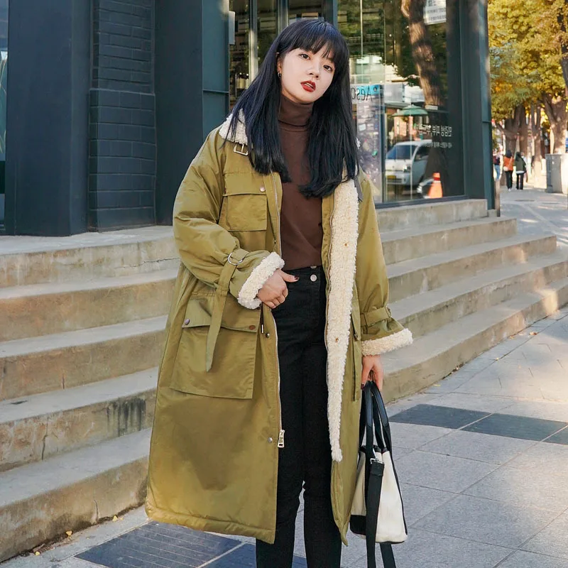Новинка 2020 зимняя куртка женское длинное пальто женские корейские парки куртки с
