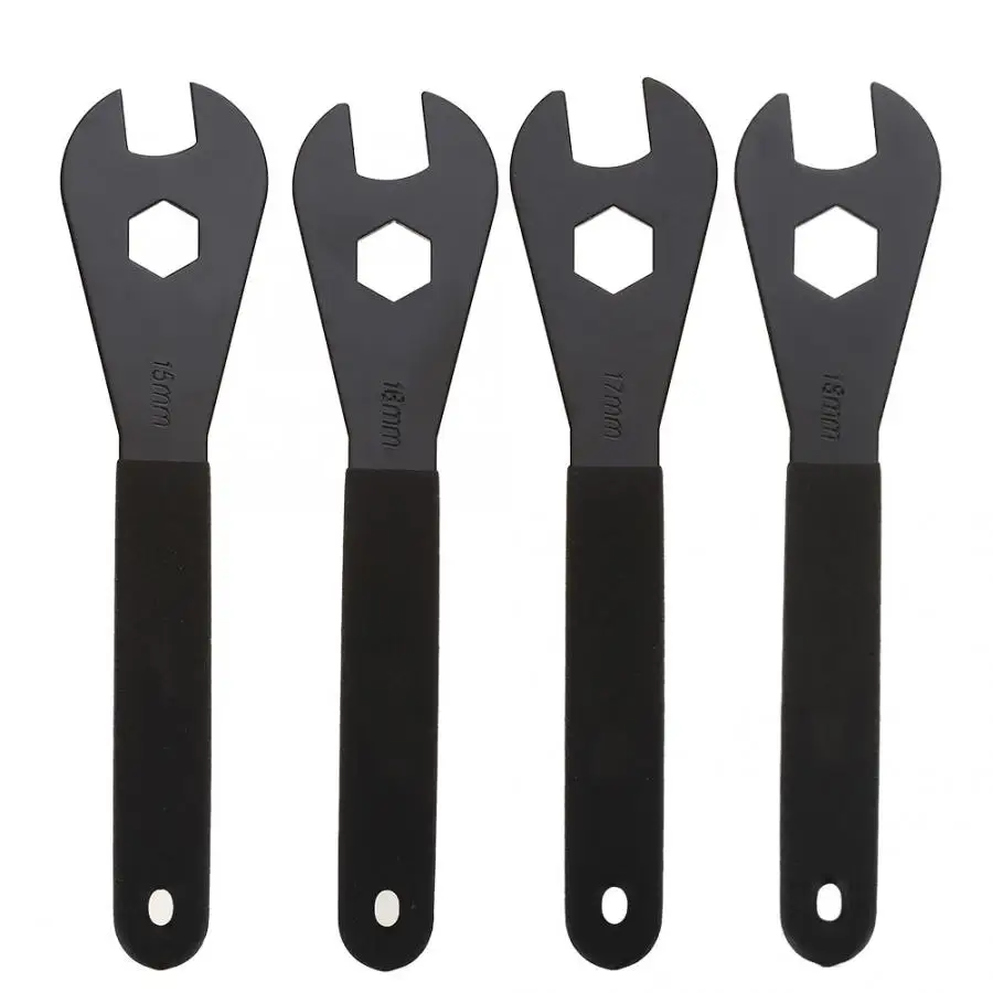 

Bicycle Repair Wrench 15/16/17/18mm Steel Bike Pedal Headset Hub Repair Wrench Spanner Cycling Cone Spanner Bicycle Repair Tool