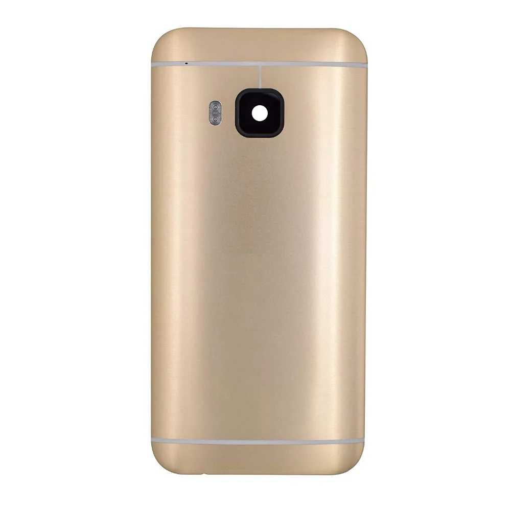 Металлический задний корпус двери для htc One M9 задняя крышка батарейного отсека чехол с объемом+ Кнопка питания+ объектив камеры в сборе