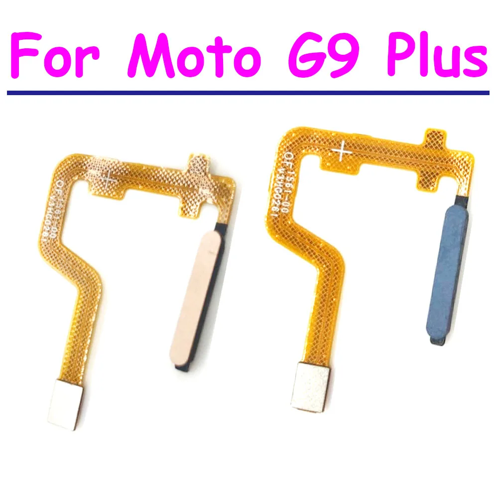 

2Pcs/Lot，New For Moto G9 Plus Fingerprint Sensor Scanner Touch ID Home Button Flex Cable