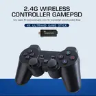 ТВ-видеоигровая консоль с 2,4G двойным беспроводным контроллером, 300010000 встроенных игр, поддержка PS1  GBA игровой консоли