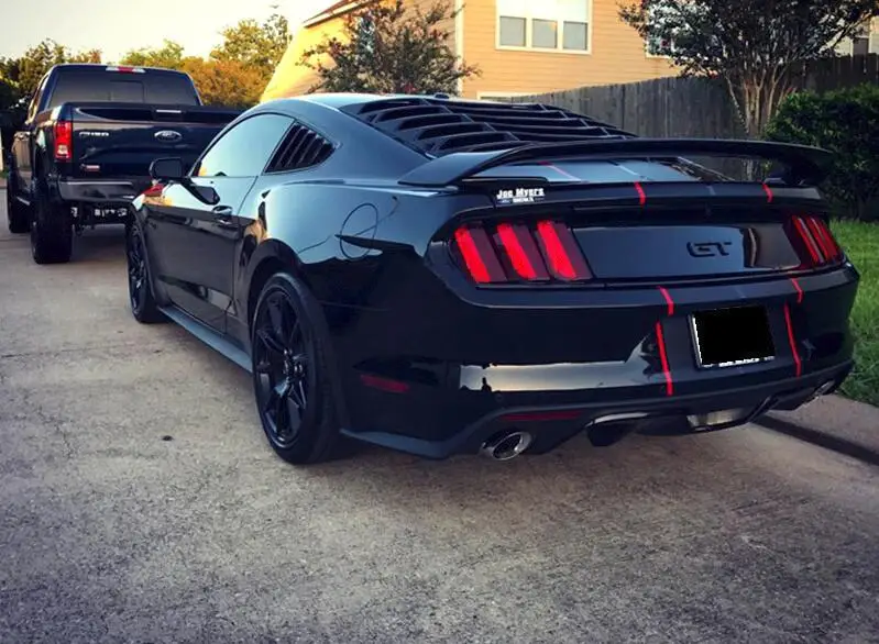 Спойлер для Mustang 2015-2018 Ford спойлер GT KSK из АБС-пластика заднее крыло автомобиля