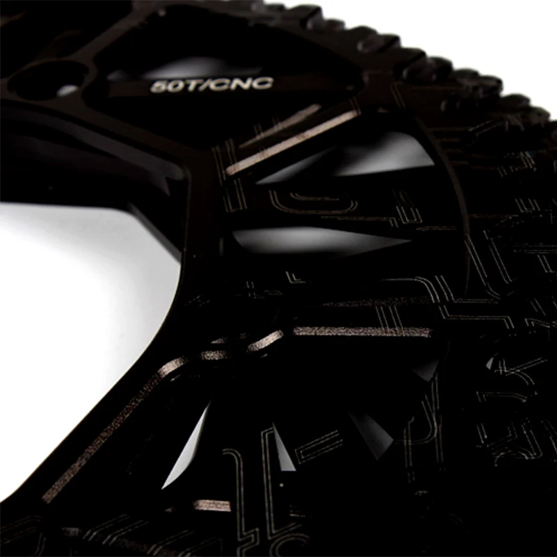 

1Pcs CNC Positive & Negative Teeth 50 52 54 56 58T 130BCD Crank Single Disc