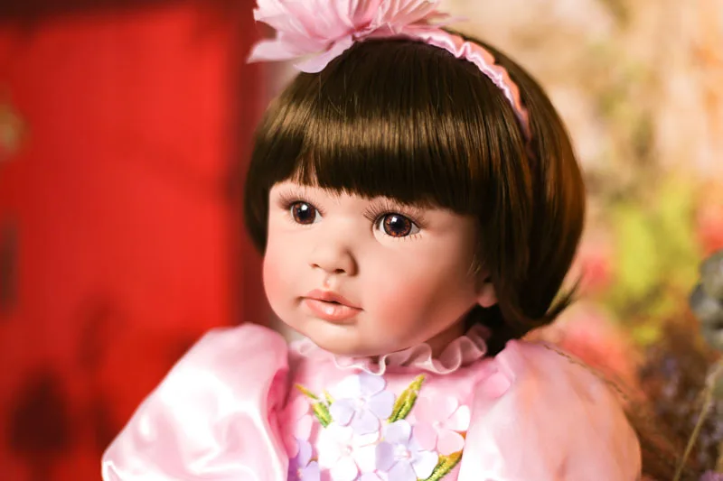60 см Силиконовая Кукла Reborn игрушки виниловая принцесса малыши живы Bebe девочки