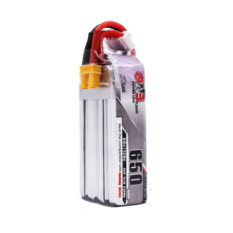 Gaoneng-bater&iacute;a Lipo para Dron peque&ntilde;o, pila de 650mAh, 60C/120C con enchufe PH2.0 XT30 para Emax Tinyhawk Kingkong LDARC, GNB HV 1S 2S 3S 4S, 2 uds.-1