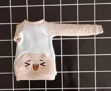 pink hoodie Одежда для кукол Blyth Розовая Желтая толстовка с капюшоном+ юбка-комбинезон, наряд для кукла 1/6 аксессуаров(подходит для ob24, blyth, pullip, Barbies, кукла 1/6 - Цвет: pink hoodie