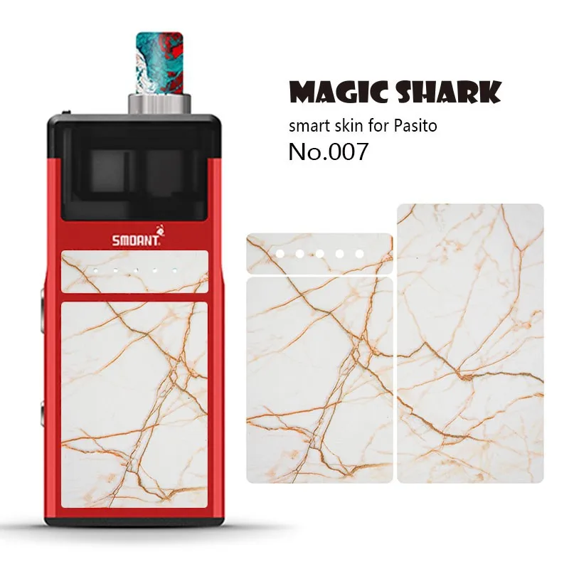 Maigc Shark 2.5D матовый стерео Череп Зомби бабочка Плетеный Цветок Наклейка чехол