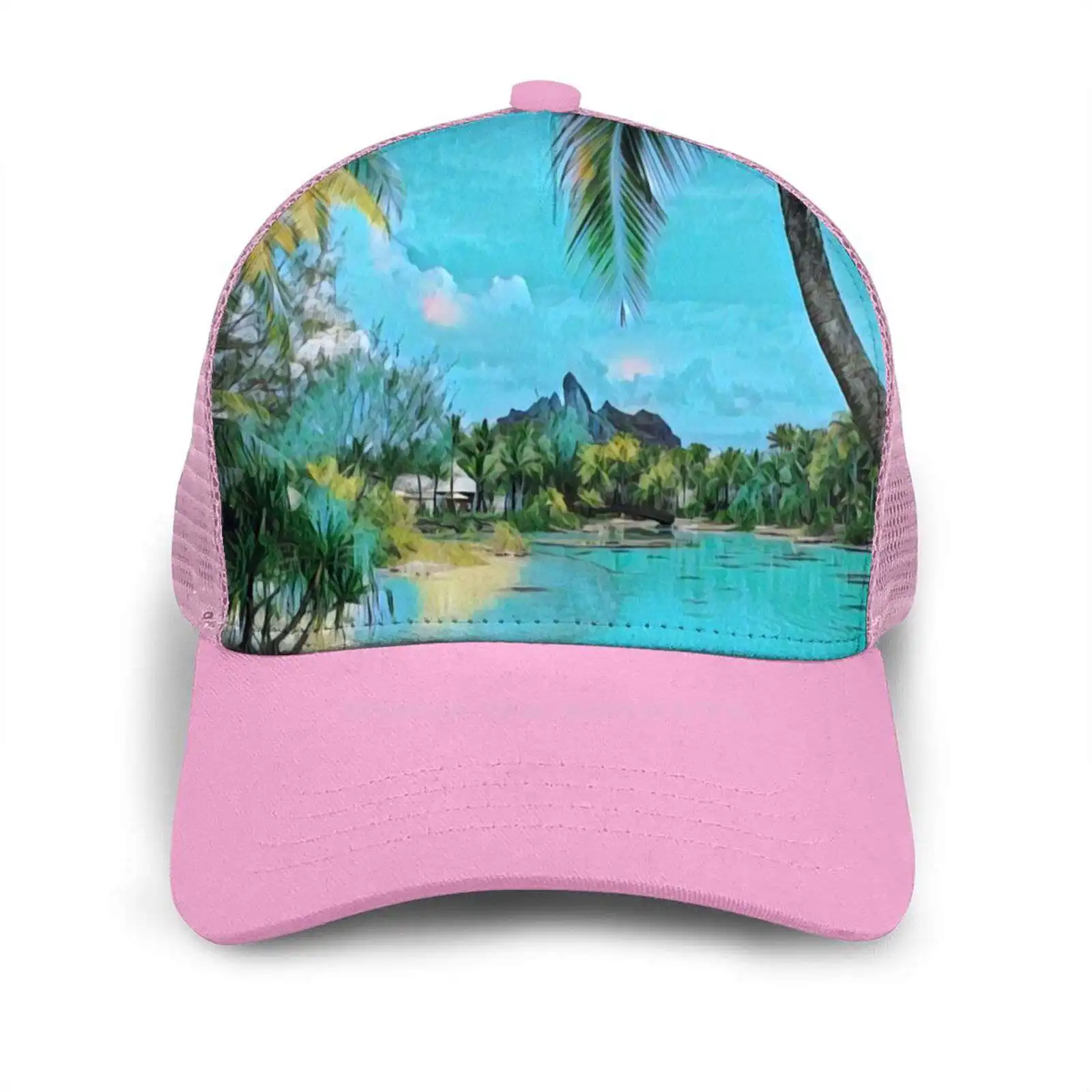 

Bora Bora Hip Hop Flat Mesh Hat Cap Gift Bora Bora Bora Bora Bora Bora Travel Ravelling Aesthetics Honeymoon Island Vintage