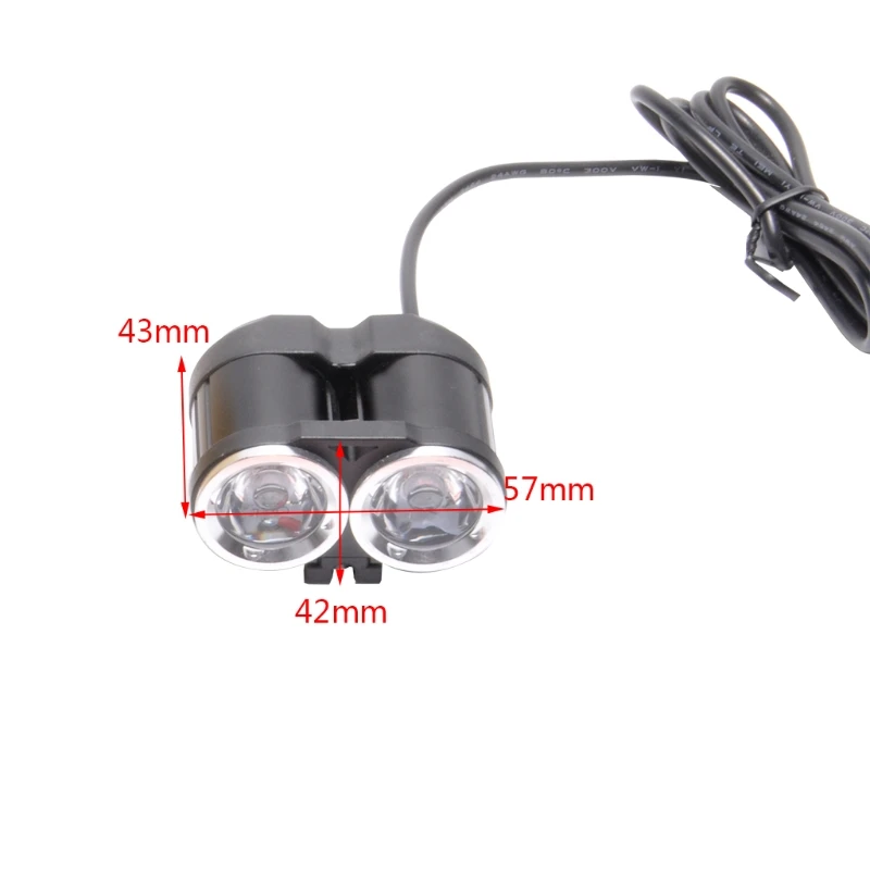 

1pcs Hot Favorable USB Rechargeable 2000lm Bicycle Headlight Front Back Light for Cycling Riding Safety Warning