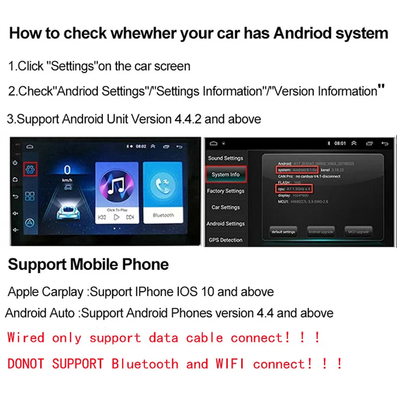 Проводной Автомобильный ключ Apple CarPlay Smart Link для Android автомобильный адаптер Airplay