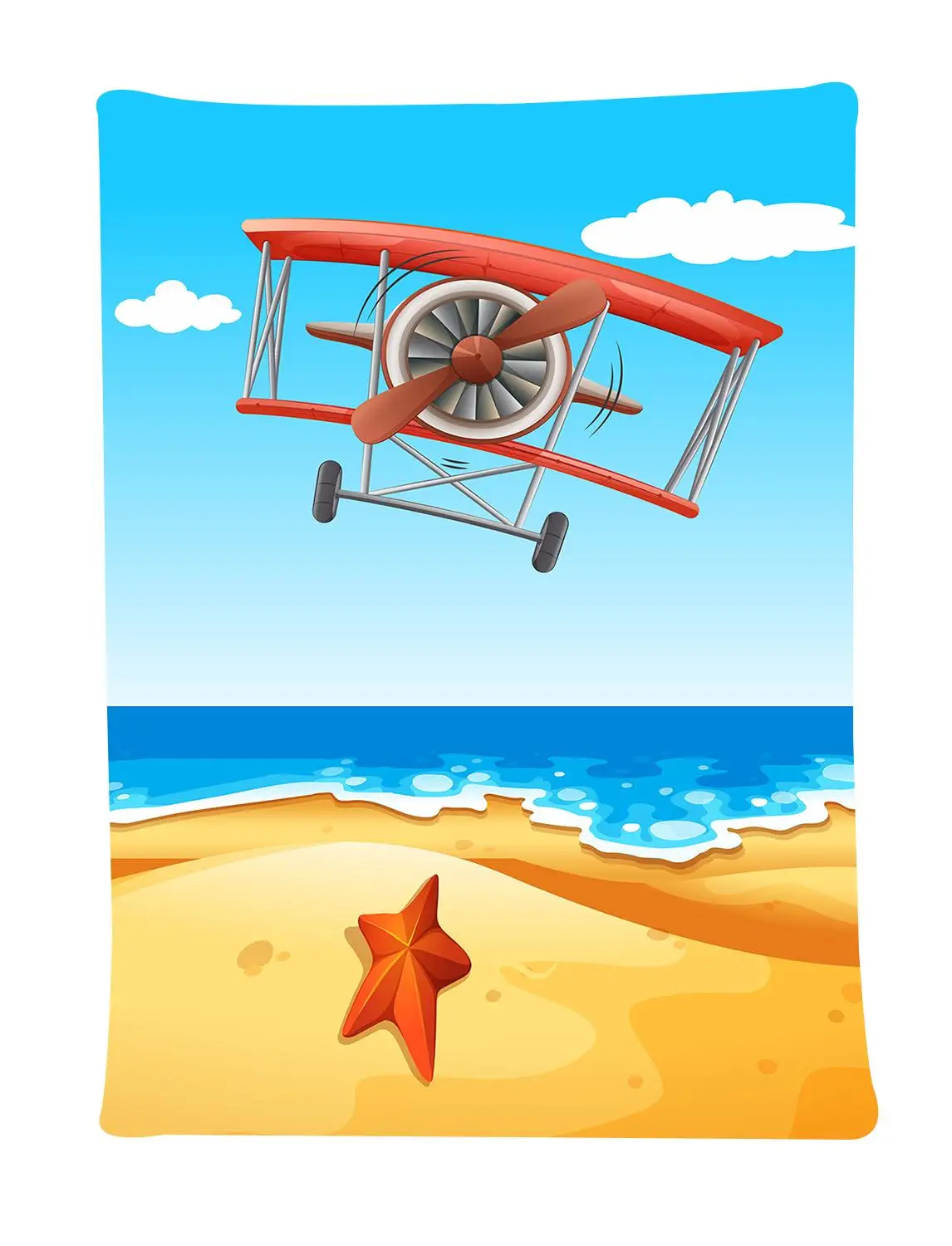 Simсант мультфильм планшетофон в богемном стиле искусство самолета настенные