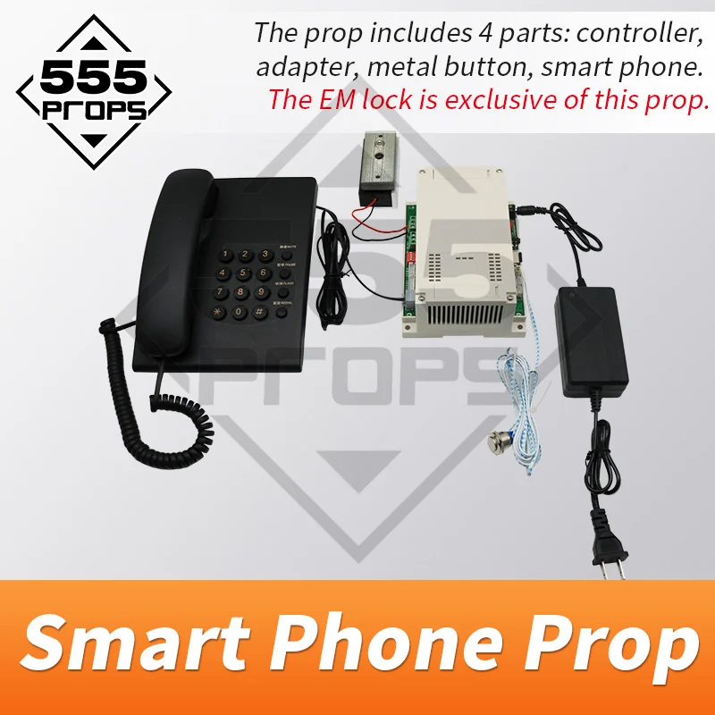 Реквизит 555 для комнаты бега реквизит ужасного смартфона звонков на смартфон