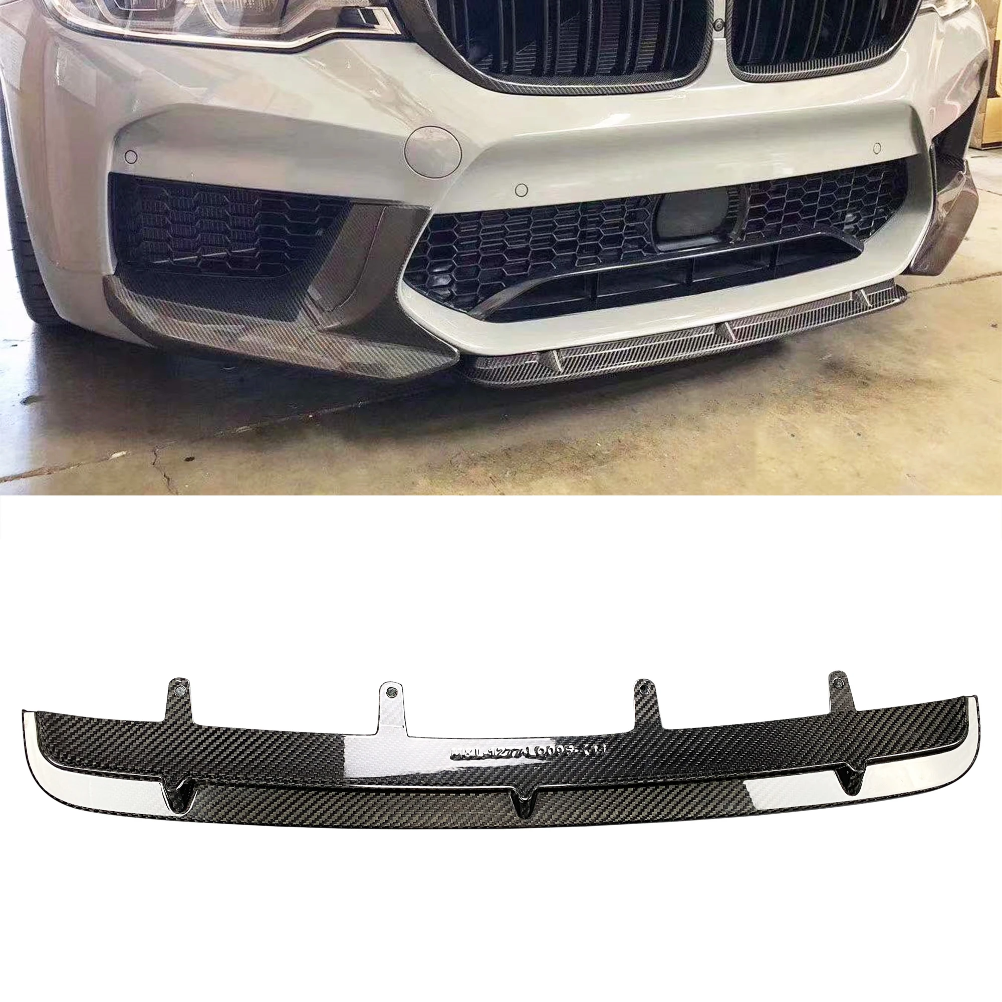 

MP style Carbon Fiber Front Bumper Lip for 5 series F90 M5 front splitter lip