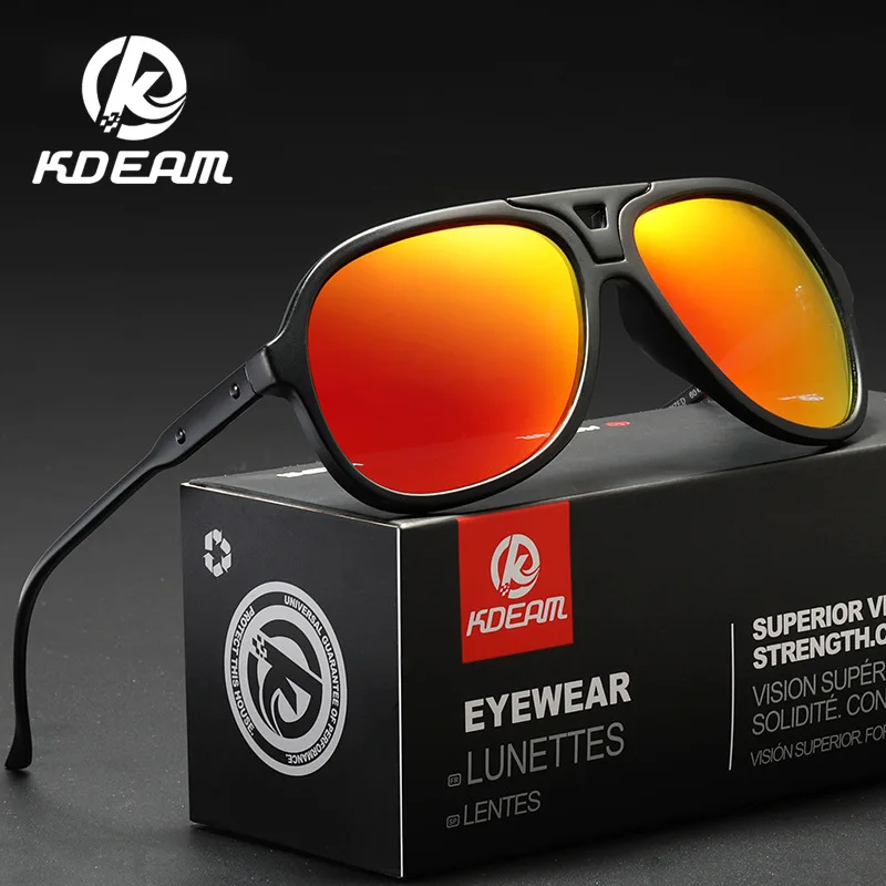 

KDEAM Men's Sunglasses Brand Designer Pilot Polarized Male Sun Glasses Eyeglasses gafas oculos de sol masculino KD541