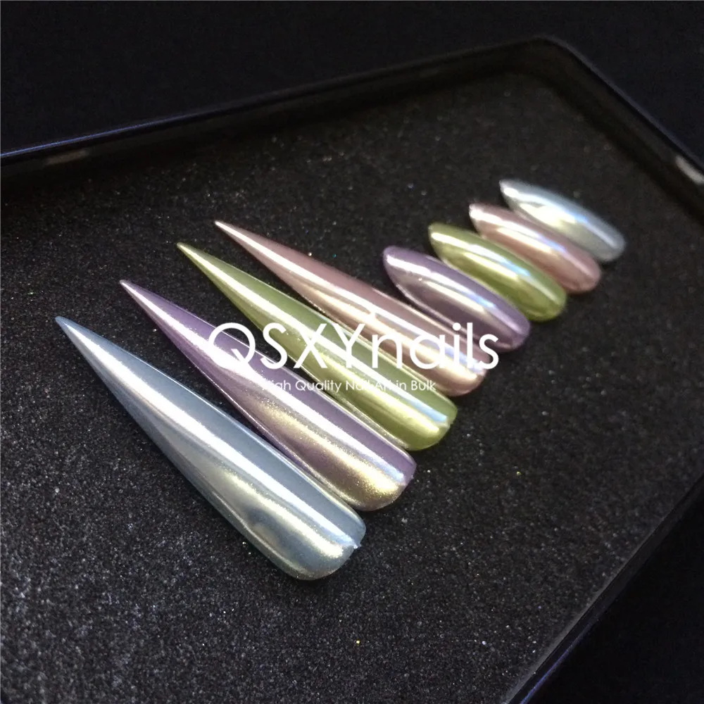 Высокое качество яркий серебряный порошок Хромовая зеркальная Пигмент Блеск для