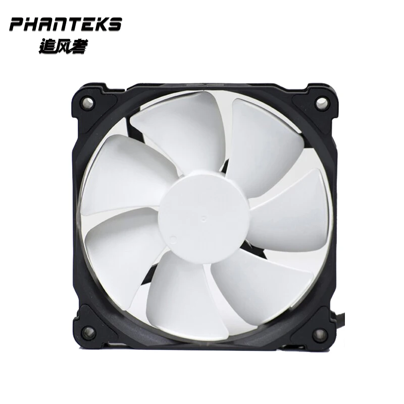 Phanteks черный, белый PWM 12 см, 14 см вентилятор, 12 В вентилятор радиатора, чехол для компьютера вентилятор, гидравлический подшипник 4pin pwm штекер PH-F120/140MP