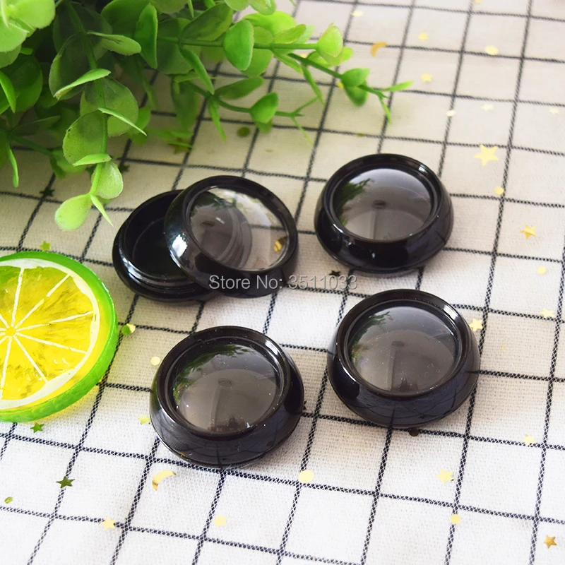 3g Женская Мини пустая банка для крема черный женский образец макияжа украшение