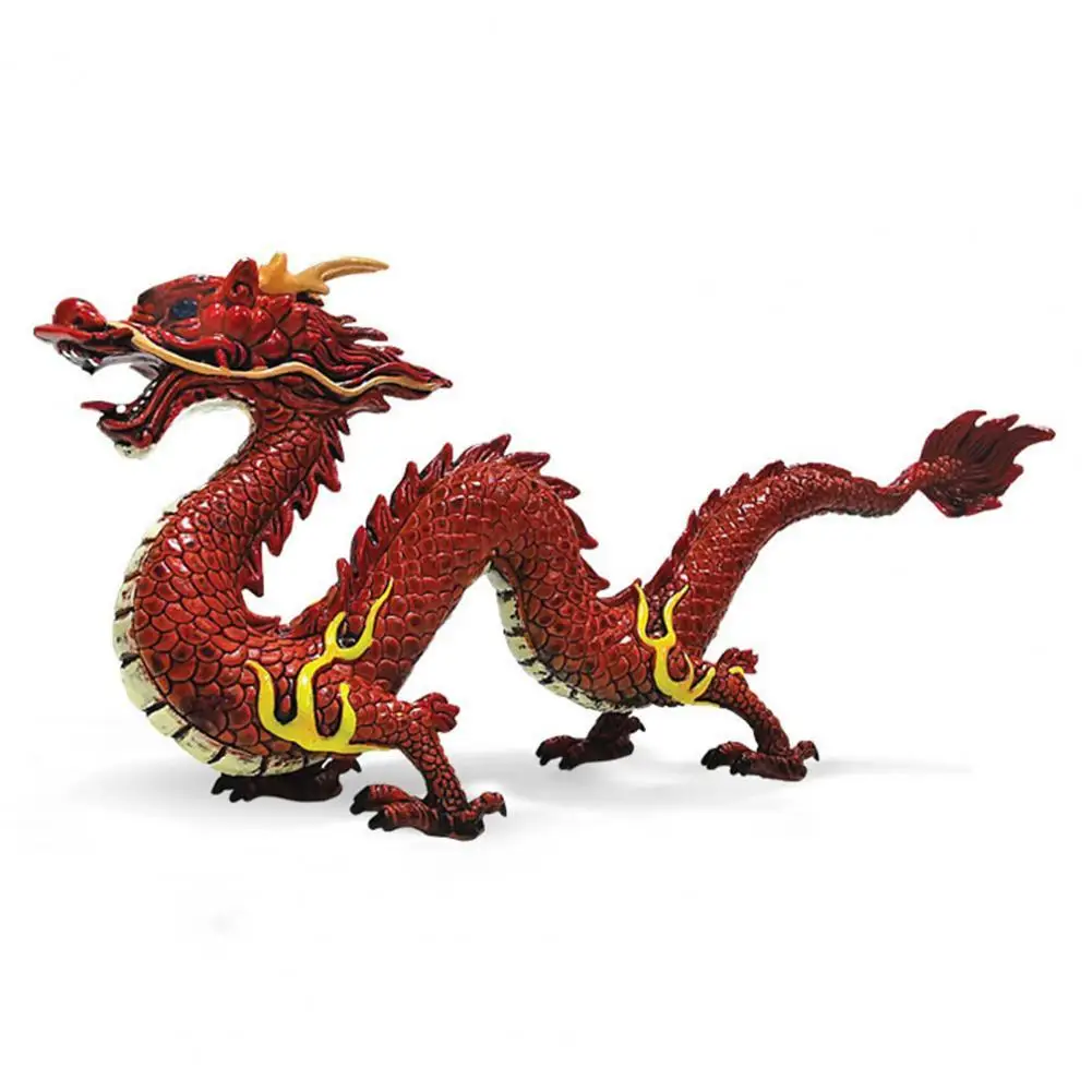

Dragon Model Fine Workmanship Ornament Trendy Chinese Feng Shui Dragon Statue for Home Decor
