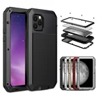 Чехол для iPhone 12 Pro, 12Mini, 11Pro Max, XS MAX, XR, X, 6, 6S, 7, 8 Plus, алюминиевый, противоударный