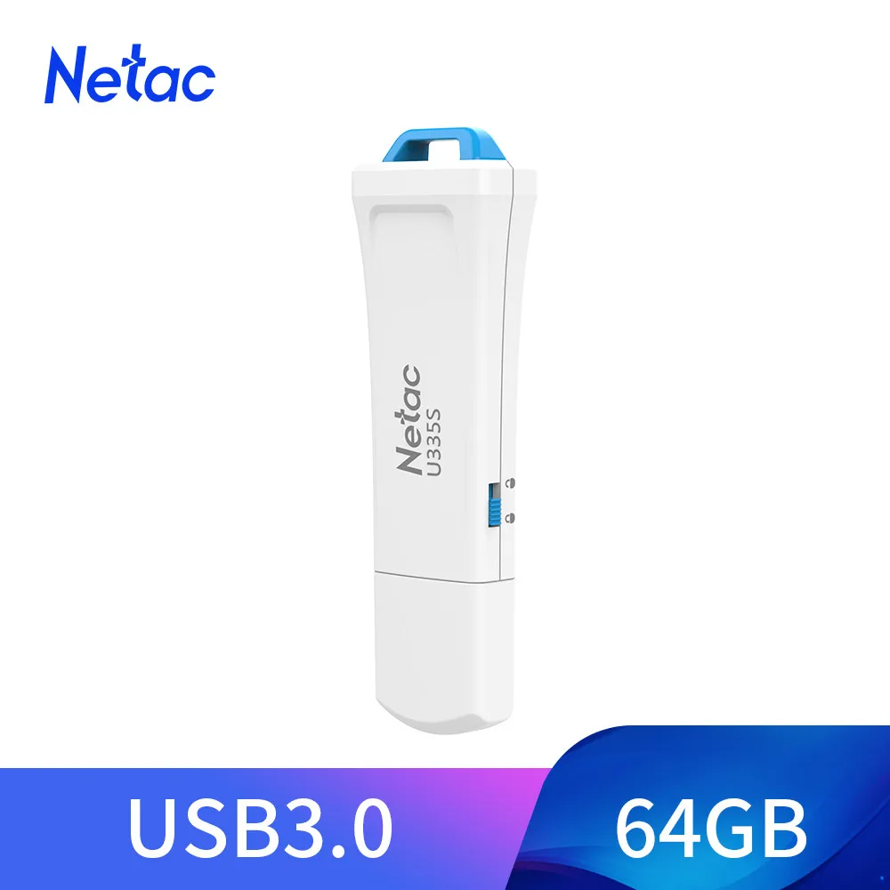 Netac USB флэш накопитель физической защиты записи коммутатор 64 Гб 3 0 флеш Жесткий