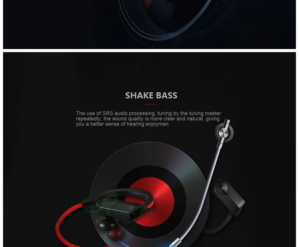 Roreta K98, беспроводные наушники, Bluetooth наушники, спортивные, для бега, беспроводная, стерео, Bluetooth гарнитура с micr для Android IOS