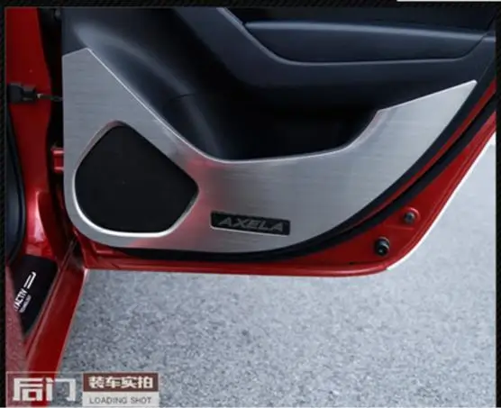 Автозапчастей из нержавеющей стали запись порога Накладка для Mazda CX5 CX-5 2013 8 шт./компл. покрытие автомобиля