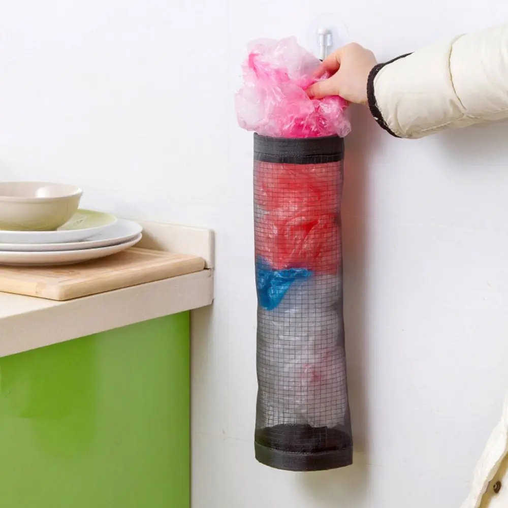 Креативный тканевый круглый мешок для мусора настенный хранения сетчатые сумки