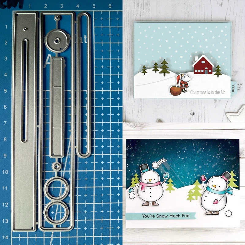 

Lucky Goddess Metal Cutting Dies Slider Elements diy Scrapbooking Photo Album Decorative Embossing Paper Card Crafts Die