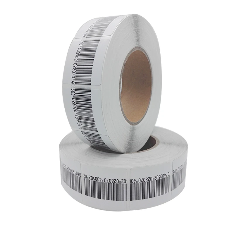 

1000Pcs/roll RF 8.2Mhz EAS Anti Theft Sticker Soft Label 40*40mm Barcode Tags for Supermarket Retail Store EAS Security System