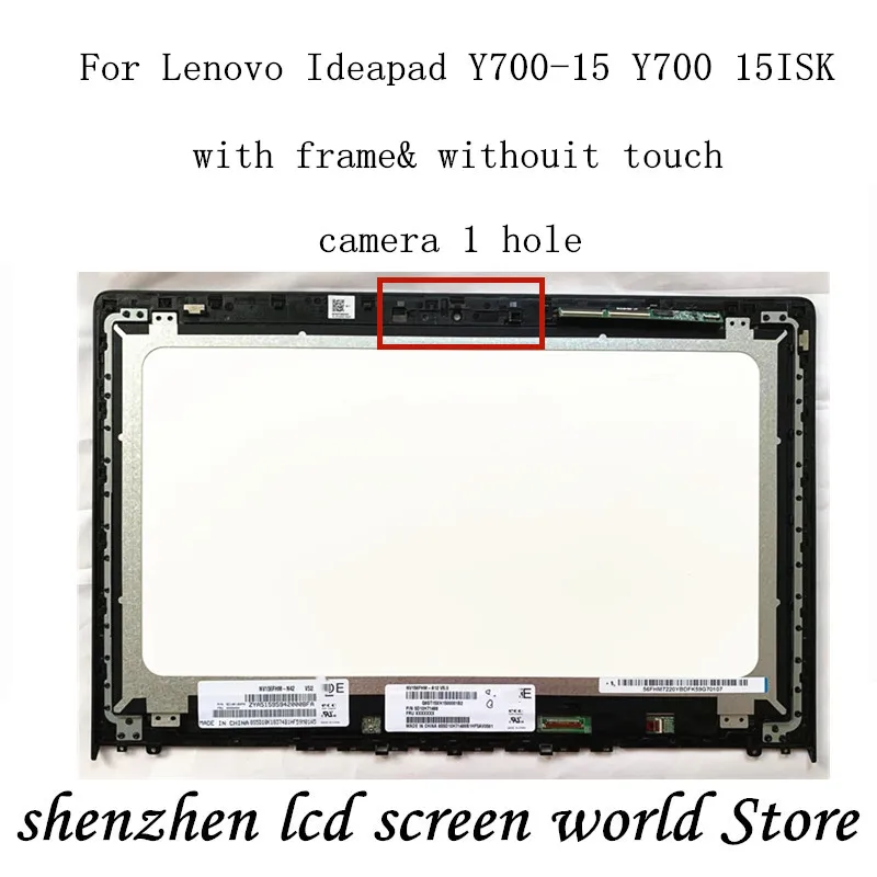 Для Lenovo Ideapad 15 6 &quotY700 Y700 15ISK ЖК экран светодиодной сборки 1920*1080 FHD с рамкой